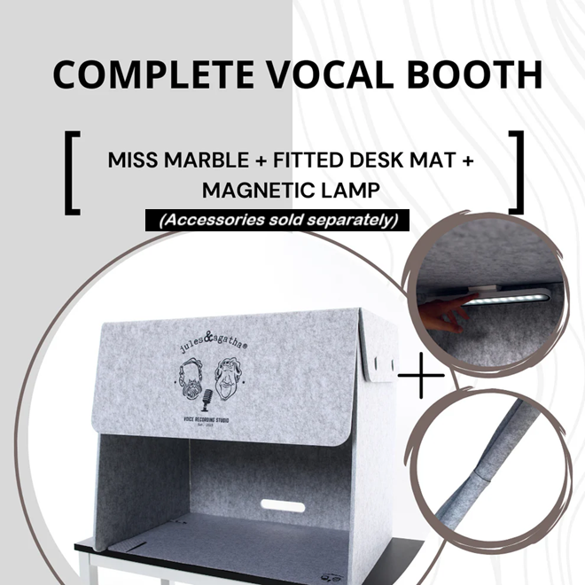 "Miss Marble" - VOICEOVER BOOTH Freelancer Workstation